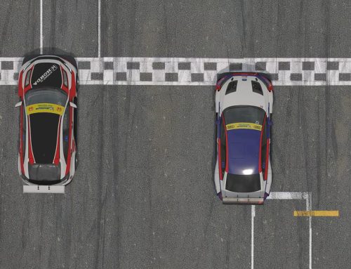 Fotofinish um Platz 8 beim TCR Rennen in Interlagos.